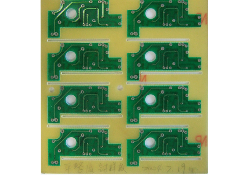 雙面異形半沖壓鉛錫工藝線路板